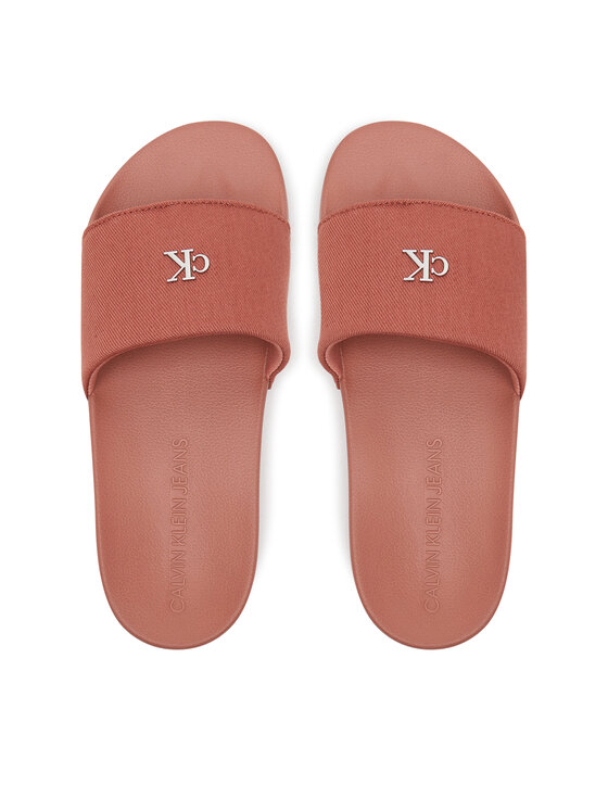 Calvin Klein Jeans Chanclas Calvin Klein Jeans Slide Monogram Hardware YW0YW01713 Coral