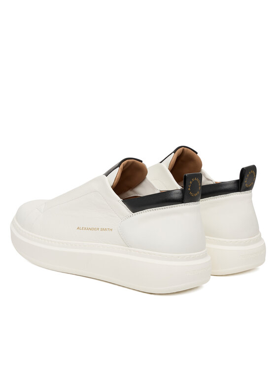 Alexander Smith Снікерcи Alexander Smith Wembley Man Slip-On ASBDWLM 2384 Білий