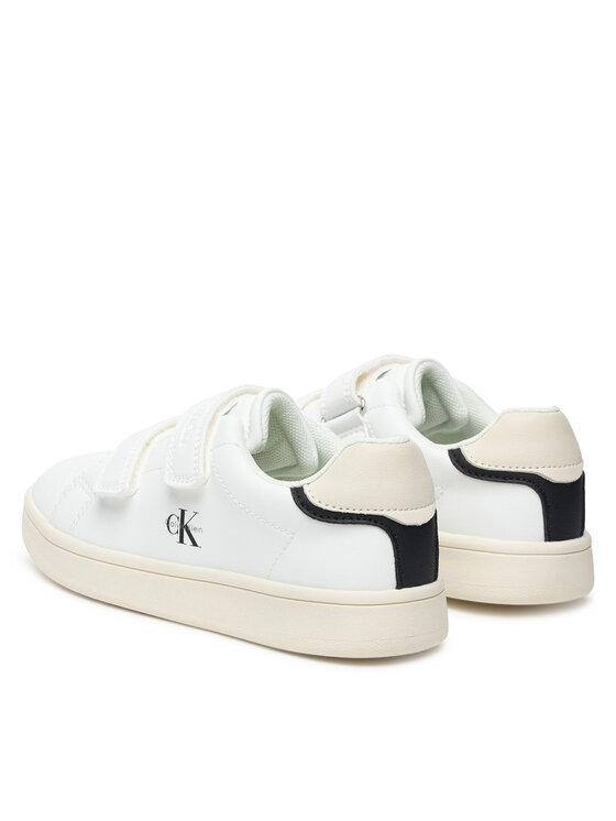 Calvin Klein Laisvalaikio batai Calvin Klein Low Cut Velcro Sneaker V1X9-83440-1355 S Balta