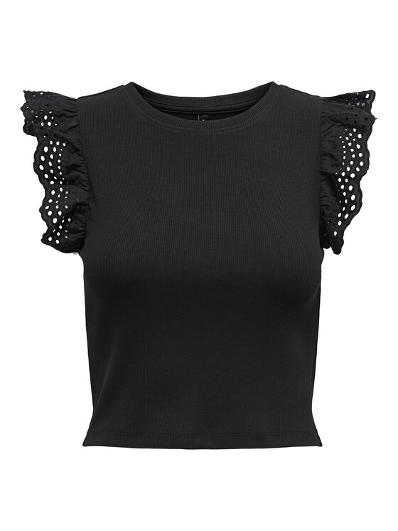 ONLY ONLY Top Mathilda 15308890 Negro Regular Fit