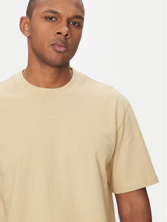 HUGO HUGO Футболка Dapolino 50488330 Бежевий Relaxed Fit