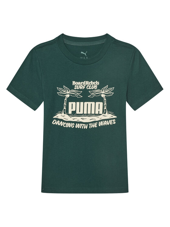 Puma Puma Majica MID90S Graphic 685152 Zelena Regular Fit