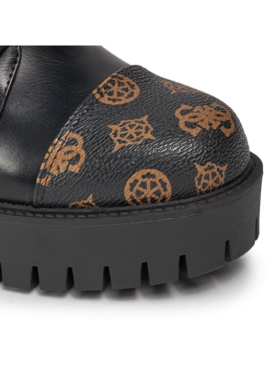 Guess Šnurovacia obuv Guess FL8WAP ELE10 Čierna