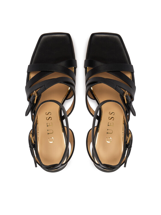 Guess Босоніжки Guess FLJRAD LEA03 Чорний