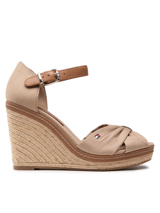 Tommy Hilfiger Alpargatas Tommy Hilfiger Iconic Elena Sandal FW0FW00905 Marrón