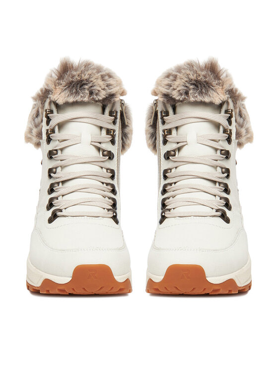 Rieker Šnurovacia obuv Rieker CEO-W0063-80 Biela