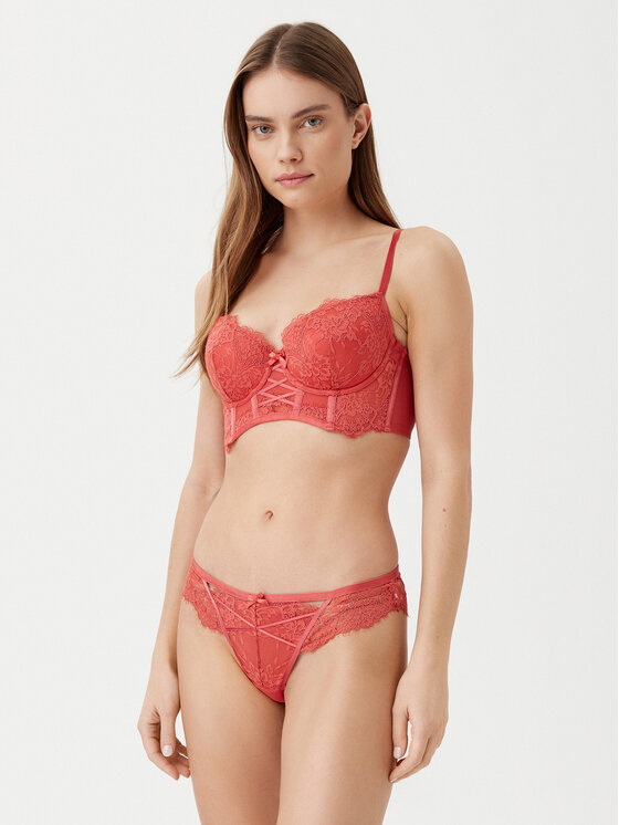 Hunkemöller Hunkemöller Reggiseno Push-up Arabella 206386 Rosso