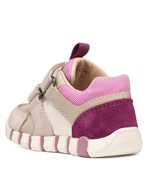 Geox Snīkeri Geox B Iupidoo Girl B3558C 05422 C5378 Bēšs