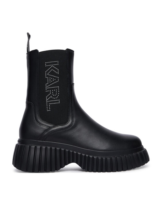 KARL LAGERFELD Stivaletti KARL LAGERFELD Kreeper Wedge KL44460 Nero