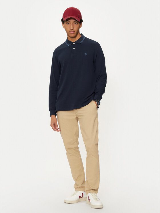 U.S. Polo Assn. U.S. Polo Assn. Polo marškinėliai MUP2255 Tamsiai mėlyna Regular Fit