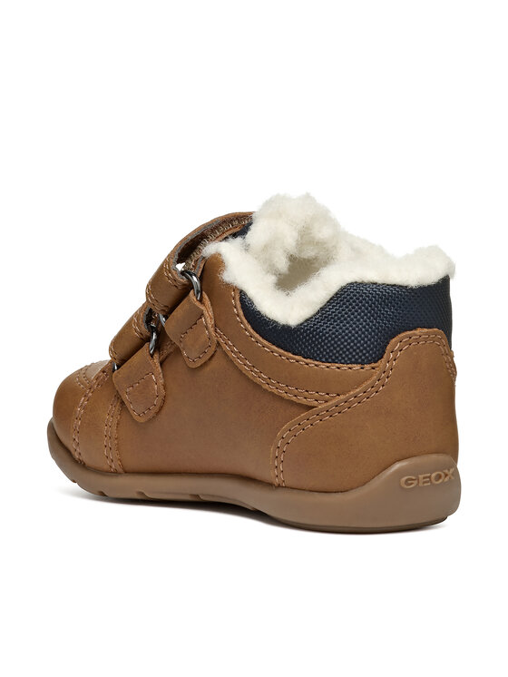 Geox Šnurovacia obuv Geox B Elthan Boy B461PA 000ME CR62G Hnedá