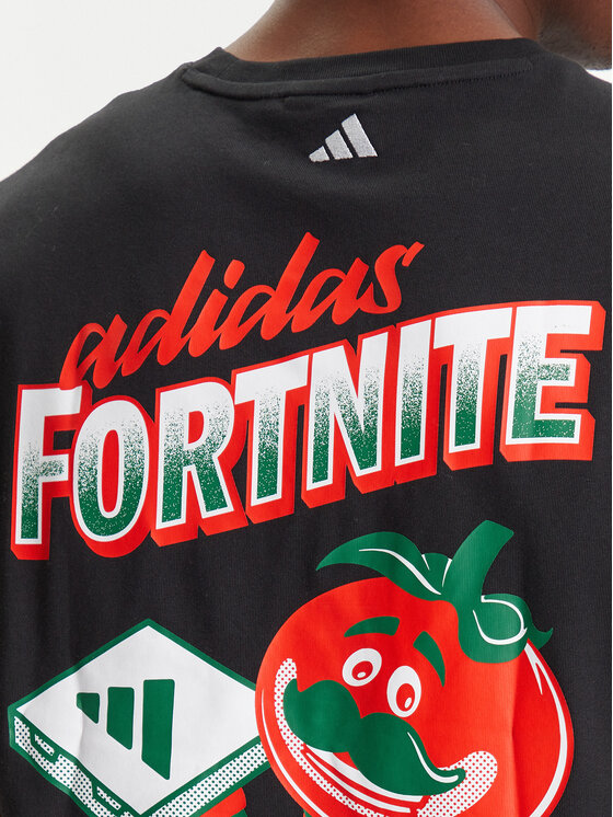 adidas adidas Футболка Fortnite Graphic JV7964 Чорний Loose Fit