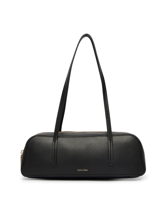 Calvin Klein Kabelka Calvin Klein Foil Logo Bauletto LV04F3636G Černá