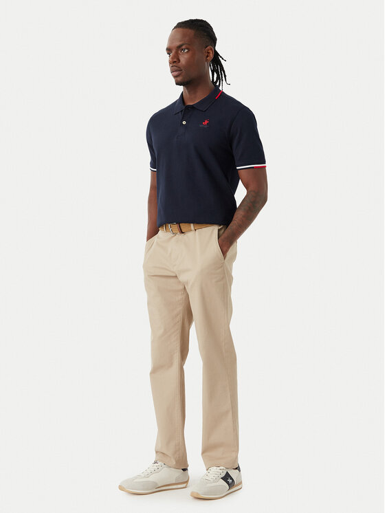 Beverly Hills Polo Club Beverly Hills Polo Club Polo P-SS26M-P2525 Azul marino Regular Fit