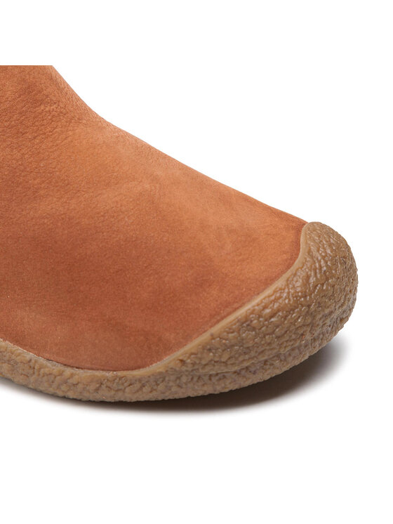 Keen Kotníková obuv s elastickým prvkem Keen Mosey Chelsea Leather 1026826 Hnědá