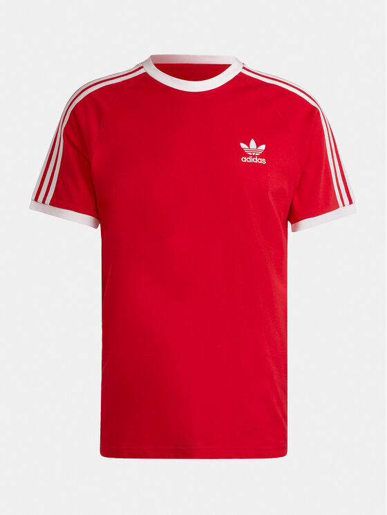 adidas adidas T-shirt Adicolor Classics 3-Stripes T-Shirt IA4852 Rosso Regular Fit