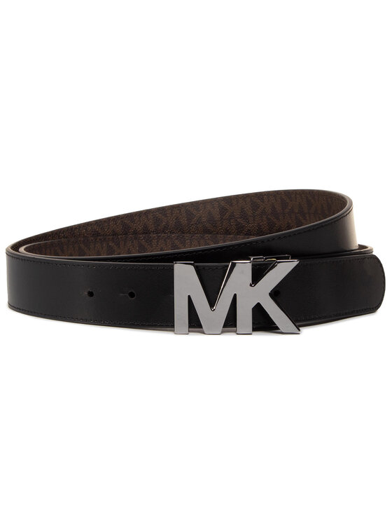 MICHAEL Michael Kors Жіночий ремінь MICHAEL Michael Kors 34mm Ctfr Mk Buckle Belt 39H9LBLY1U Коричневий