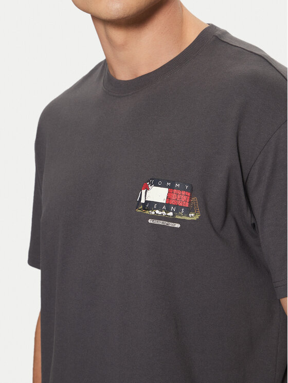 Tommy Jeans Tommy Jeans T-shirt Novelty DM0DM20351 Grigio Relaxed Fit