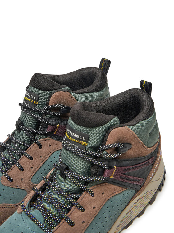 Merrell Черевики туристичні Merrell Wildwood Mid Ltr Wp J068031 Зелений