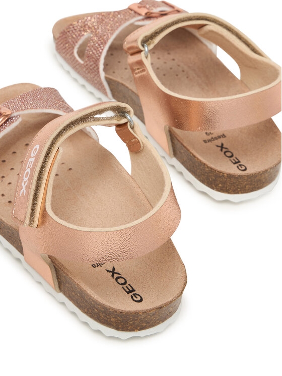 Geox Sandály Geox J Adriel Girl J028MC 0BNEW C8124 S Růžová