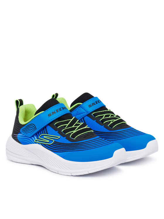 Skechers Sneakersy Skechers Microspec Advance 403926N/BLLM Niebieski