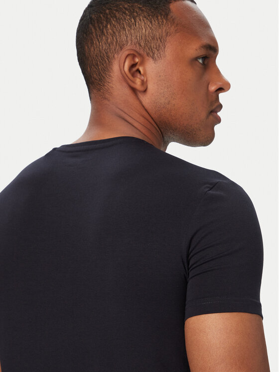 Guess Guess Футболка M6YI24 K3728 Cиній Extra Slim Fit