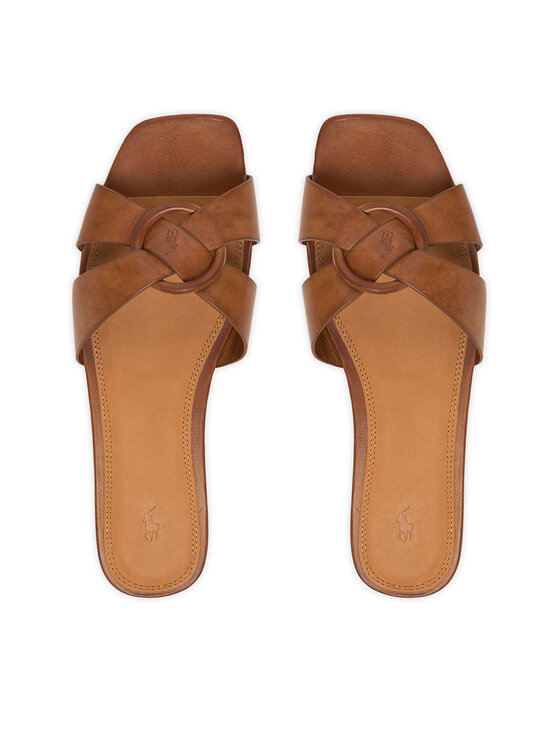 Polo Ralph Lauren Шльопанці Polo Ralph Lauren O-Ring 818955857001 Коричневий