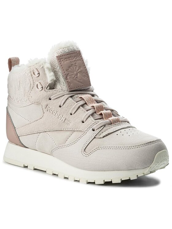 Reebok Sneakersy Reebok Cl Lthr Arctic Boot BS6274 Beżowy