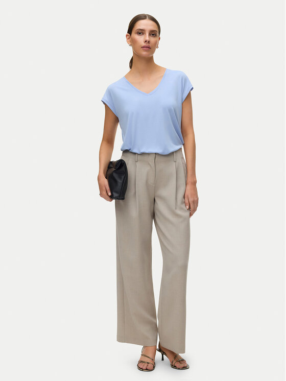 Vero Moda Vero Moda Camiseta Filli 10247666 Celeste Relaxed Fit