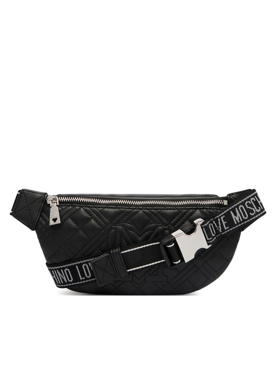 LOVE MOSCHINO Сумка на пояс﻿ LOVE MOSCHINO JC4003PP1PLA000B Чорний