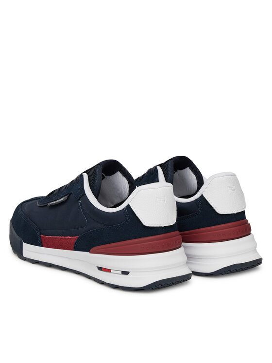 Tommy Hilfiger Sneakers Tommy Hilfiger Retro Runner Nylon Mix FM0FM05523 Blu scuro