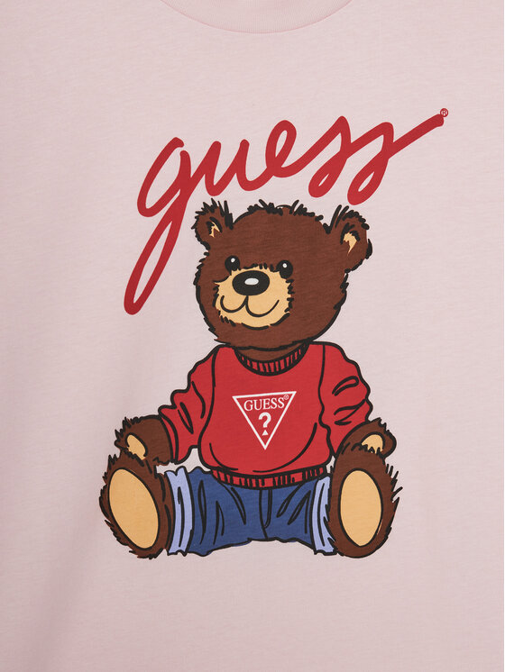 Guess Guess Футболка H4BJ06 I3Z14 Рожевий Regular Fit