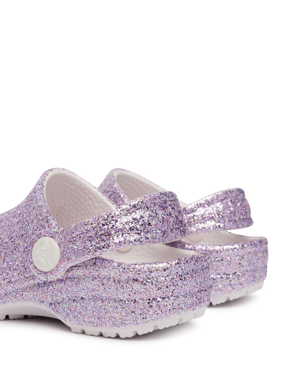 Crocs Шльопанці Crocs Classic Chunky Glitter Clog T 211940 Фіолетовий