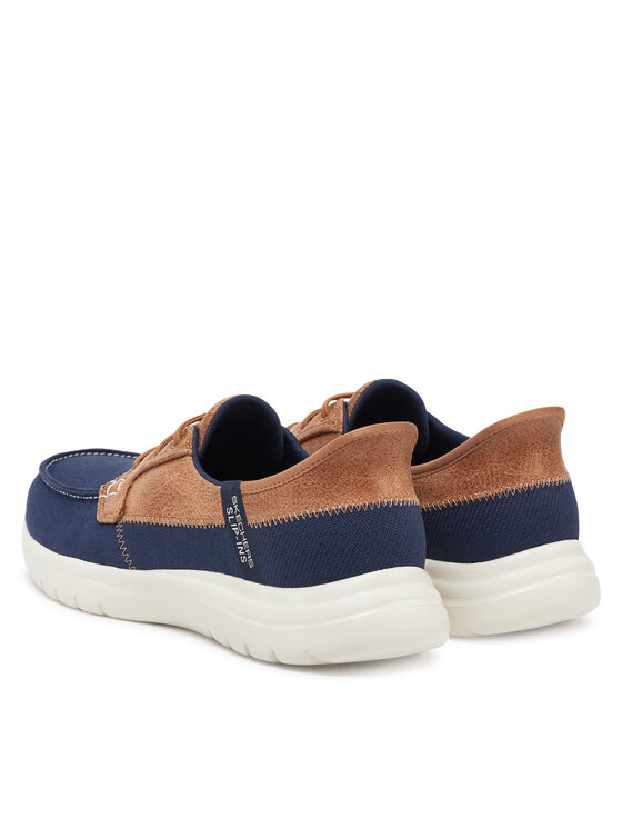 Skechers Mokasíny Skechers On-The-Go Flex-Palmilla 136536/NVY Tmavomodrá