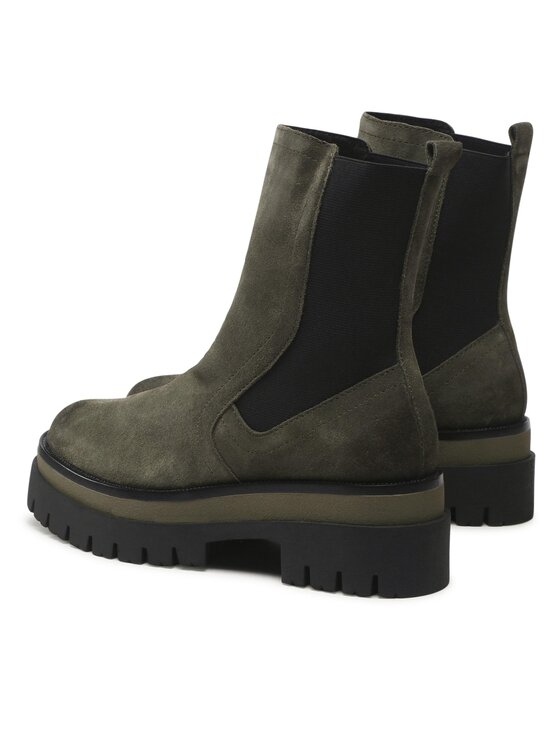 Stivaletti Da Neve Marco Tozzi Da Donna, Modello 2-2-26861-37. Eleganti, Con Tacco A Blocco, Chiusura Lampo E Tessuto Caldo. Perfetti Per L'inverno.