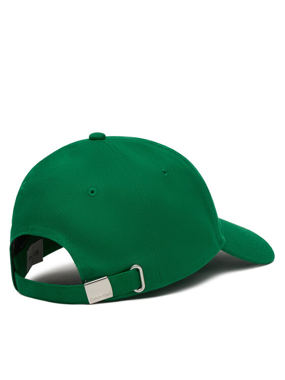 Calvin Klein Шапка с козирка Calvin Klein Monologo Woven Patch Bb Cap LV04D5077G Зелен