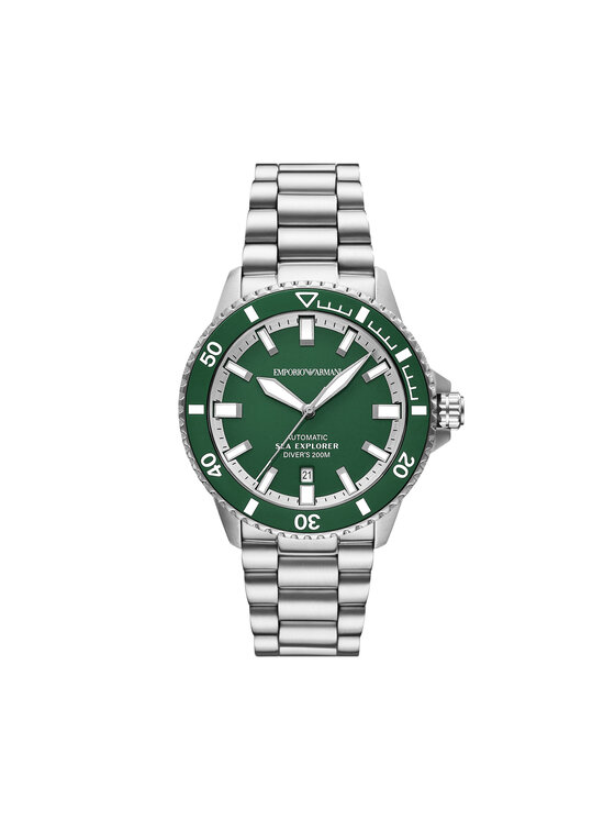 Emporio Armani Годинник Emporio Armani Sea Explorer AR60088 Срібний