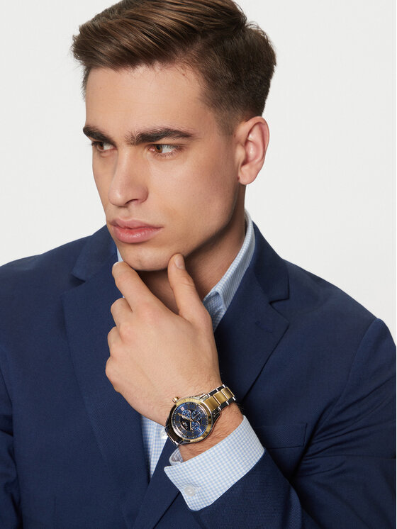 Timex Ρολόι Timex Dress TW2V95500 Ασημί
