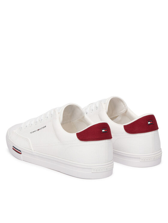 Tommy Hilfiger Tenisówki Tommy Hilfiger Vulc Core Rwb Long FM0FM05813 Biały