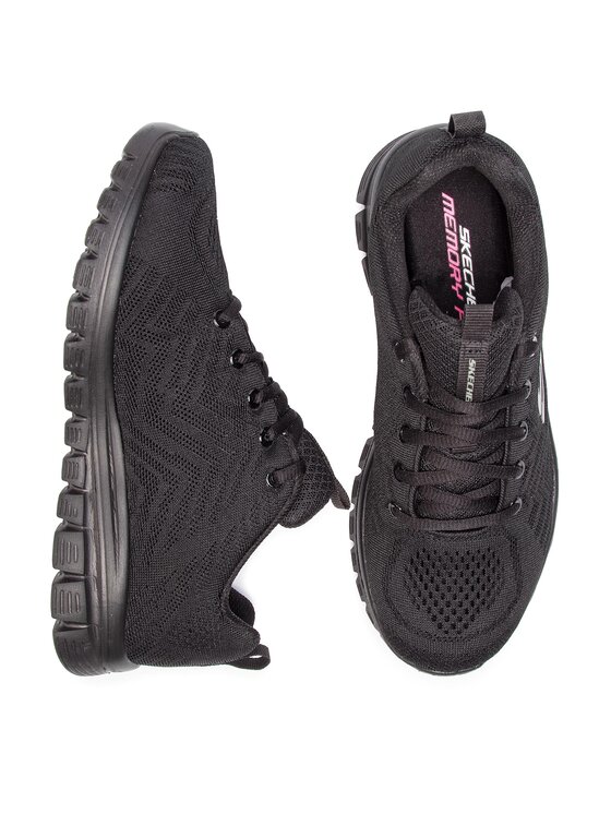 Skechers Snīkeri Skechers Get Connected 12615/BBK Melns