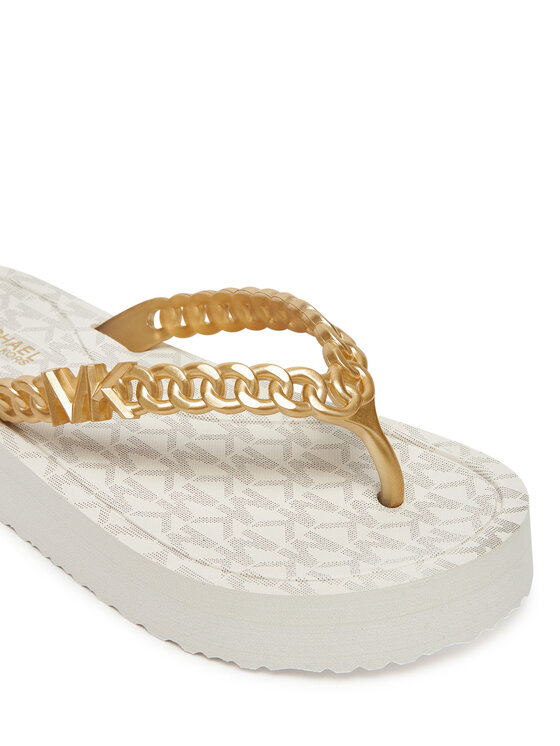 MICHAEL Michael Kors Japonki MICHAEL Michael Kors Zaza 40S5ZAFA1B Kremowy
