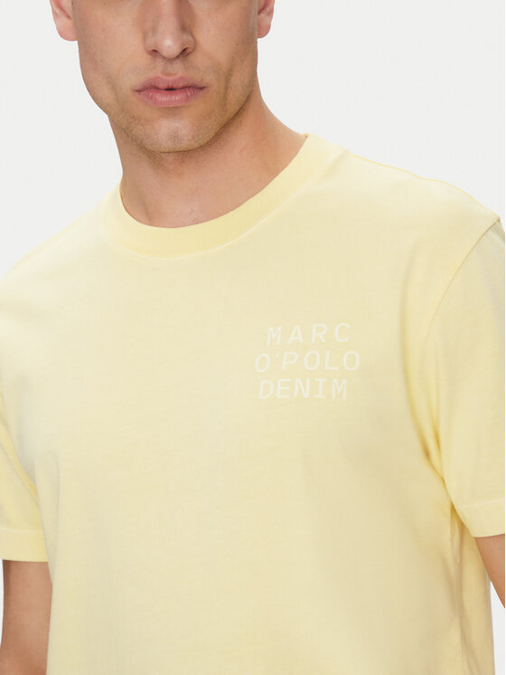 Marc O'Polo Denim Marc O'Polo Denim Póló 500 0006 040 Sárga Relaxed Fit