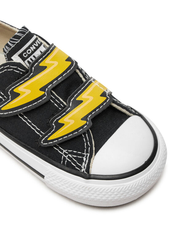 Converse Modne superge Converse Chuck Taylor All Star Electric Bolt Easy-On A08376C Črna