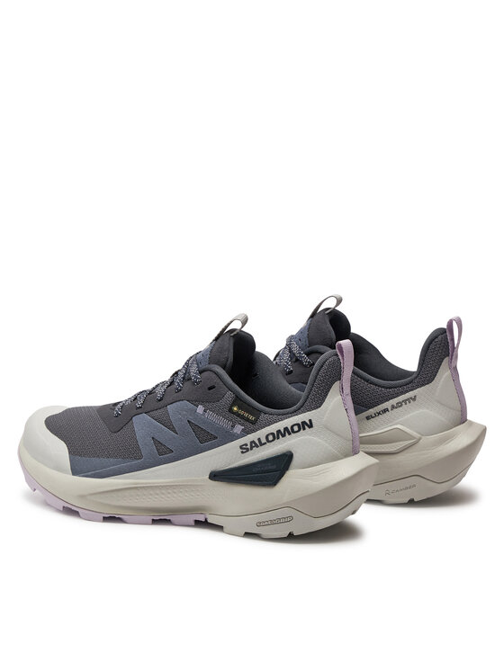 Salomon Trekking čevlji Salomon Elixir Activ Gore-Tex L47526500 Siva