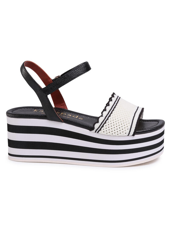 Kate Spade Босоніжки Kate Spade Highrise Spade K0090 Чорний