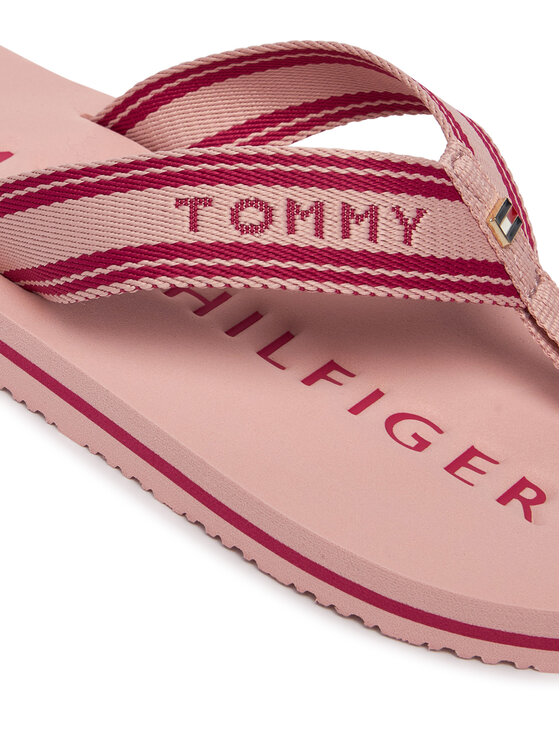 Tommy Hilfiger Žabky Tommy Hilfiger Th Webbing Summer Sandal FW0FW09193 Růžová