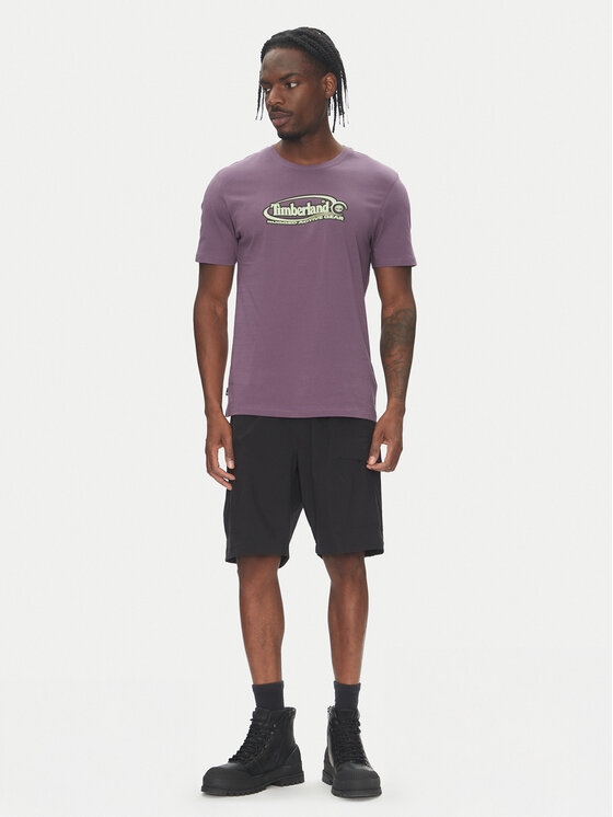 Timberland Timberland Футболка TB0A6DJY Фіолетовий Regular Fit