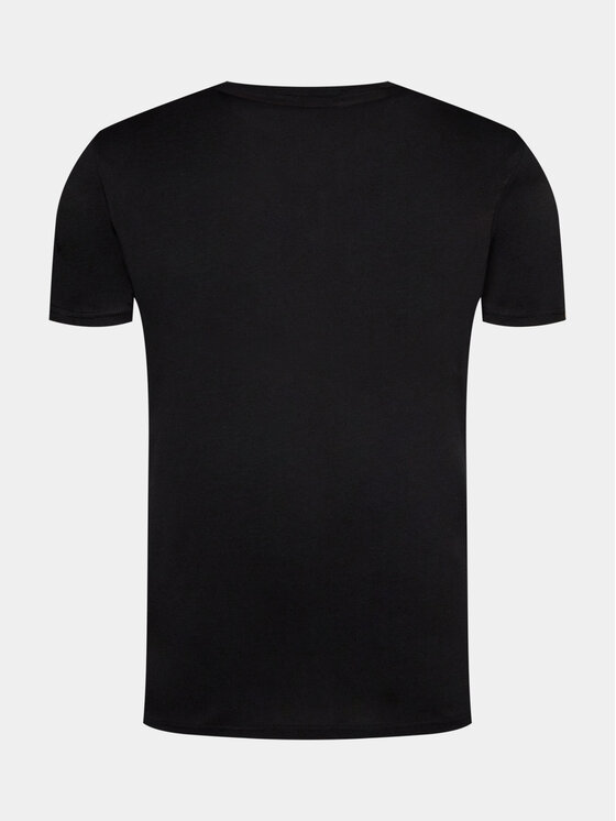 Alpha Industries Alpha Industries Комплект футболок Alpha Label T 118534 Чорний Regular Fit