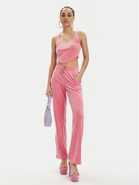 Juicy Couture Juicy Couture Топ Camina JCWCT23305 Рожевий Slim Fit