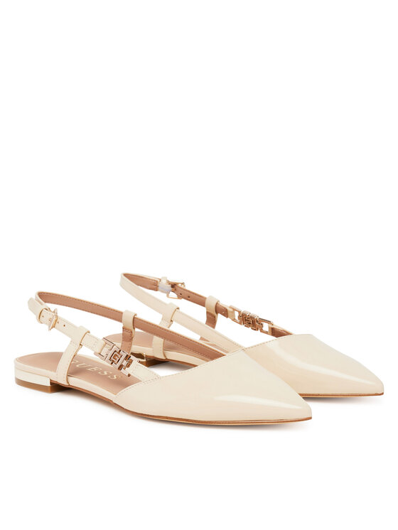 Guess Балетки Guess FLTFR2 PAF05 Écru